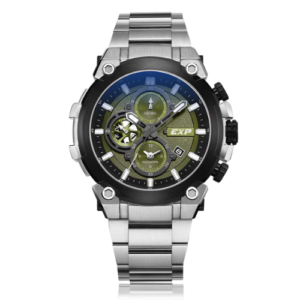 EXPEDITION CHRONOGRAPH ORIGINAL MEN E6841MCBTBGN HONGKONG ARMY DIAL STAINLESS STEEL STRAP