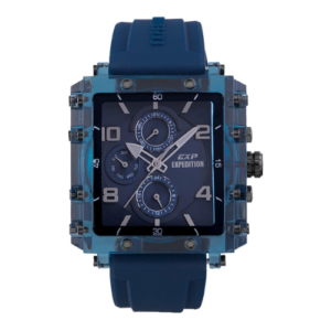 EXPEDITION MULTIFUNCTION ORIGINAL WOMEN E6808MFRIGBU HONGKONG BLUE DIAL RUBBER STRAP