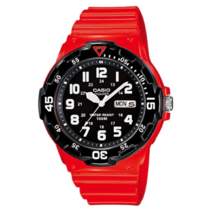 CASIO GENERAL ORIGINAL MEN MRW-200HC-4B MADE IN JAPAN BLACK DIAL RUBBER STRAP