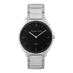 ALEXANDRE CHRISTIE ASTERIA ORIGINAL MEN 8610MHBSSBA HONGKONG BLACK DIAL STAINLESS STEEL STRAP