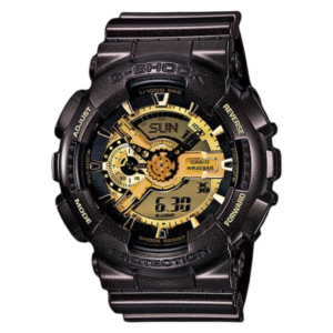 G-SHOCK ALL COLLECTION SPECIAL COLOR ORIGINAL MEN GA-110BR-5A  JAPAN MADE GOLD DIAL RUBBER STRAP