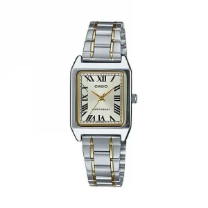 CASIO GENERAL ORIGINAL WOMEN LTP-V007SG-9B  MADE IN JAPAN SILVER DIAL STAINLESS STEEL STRAP