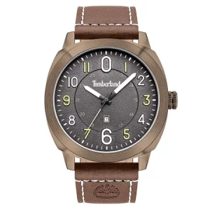TIMBERLAND ASHBURTON ORIGINAL MEN TBL.15707JSK/13 USA BROWN DIAL ECO LEATHER STRAP