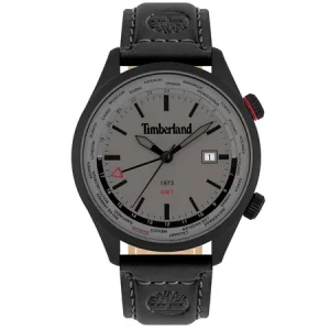 TIMBERLAND GMT ORIGINAL MEN TBL.15942JSB/13 USA GREY DIAL ECO LEATHER STRAP