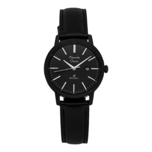 ALEXANDRE CHRISTIE PRIMO ORIGINAL WOMEN 1007LDLIPBA HONGKONG BLACK DIAL LEATHER STRAP