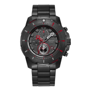 ALEXANDRE CHRISTIE CHRONOGRAPH ORIGINAL MEN 6606MCBIPBARE HONGKONG BLACK DIAL STAINLESS STEEL STRAP