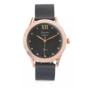 ALEXANDRE CHRISTIE PASSION ORIGINAL WOMEN 2859LHBBRBA HONGKONG BLACK DIAL STAINLESS STEEL STRAP
