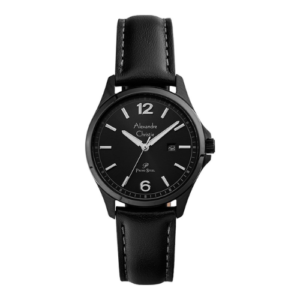 ALEXANDRE CHRISTIE PRIMO ORIGINAL WOMEN 1029LDLIPBA HONGKONG BLACK DIAL LEATHER STRAP