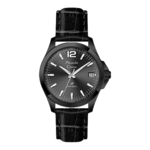 ALEXANDRE CHRISTIE PRIMO ORIGINAL WOMEN 1031LDLIPBA HONGKONG BLACK DIAL LEATHER STRAP