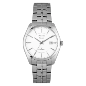 ALEXANDRE CHRISTIE CLASSIC STEEL ORIGINAL MEN 8578MDBSSSL  HONGKONG SILVER DIAL STAINLESS STEEL STRAP