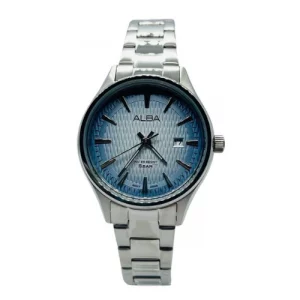 ALBA PRESTIGE ORIGINAL WOMEN AH7ED3  JAPAN MADE SKY BLUE DIAL STAINLESS STEEL STRAP