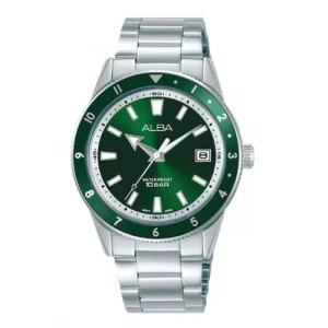 ALBA ACTIVE ORIGINAL MEN AS9U79  JAPAN MADE HULK DIAL STAINLESS STEEL STRAP