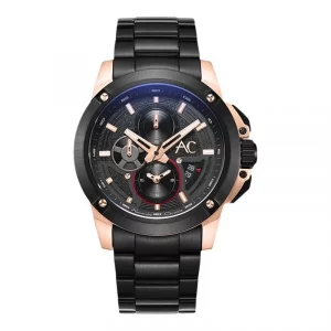 ALEXANDRE CHRISTIE COLLECTION ORIGINAL MEN 9602MCBBRBA  HONGKONG BLACK DIAL STAINLESS STEEL STRAP
