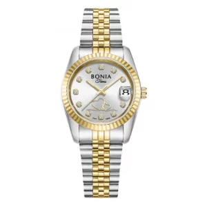 BONIA TIAMO ORIGINAL WOMEN BNB10873-2117  MADE IN MALAYSIA SILVER DIAL STAINLESS STEEL STRAP