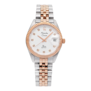 ALEXANDRE CHRISTIE CLASSIC STEEL ORIGINAL WOMEN 5013LDBTRSL HONGKONG SILVER DIAL STAINLESS STEEL STRAP