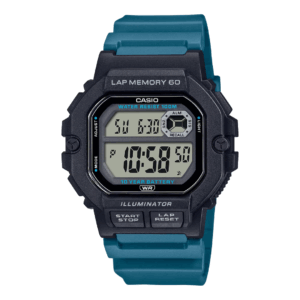 CASIO GENERAL ORIGINAL MEN WS-1400H-3A  MADE IN JAPAN BLACK DIAL RUBBER STRAP