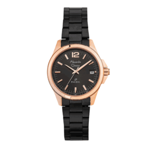 ALEXANDRE CHRISTIE PRIMO ORIGINAL WOMEN 1031LDBBRBA  HONGKONG BLACK DIAL STAINLESS STEEL STRAP